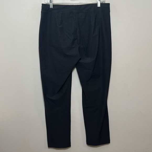 Eileen Fisher Mid Rise Stretchy Pull On Ankle Slim Pants - Picture 5 of 9